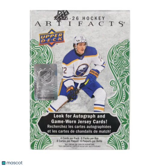 2025/26 Upper Deck Artifacts Hockey Blaster Box