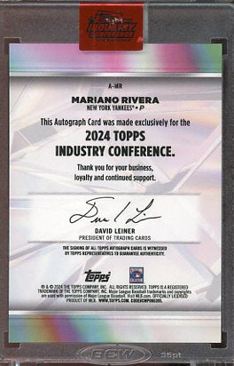 2024 Topps Industry Conference Mariano Rivera Auto #A-MR /25