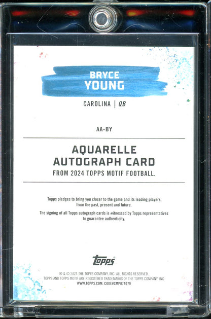 2024 Motif Bryce Young Aquarelle Auto /8 RC