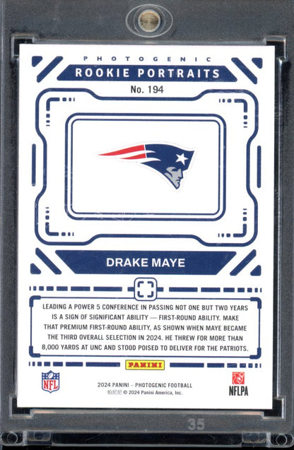 2024 Photogenic Drake Maye Rookie /99