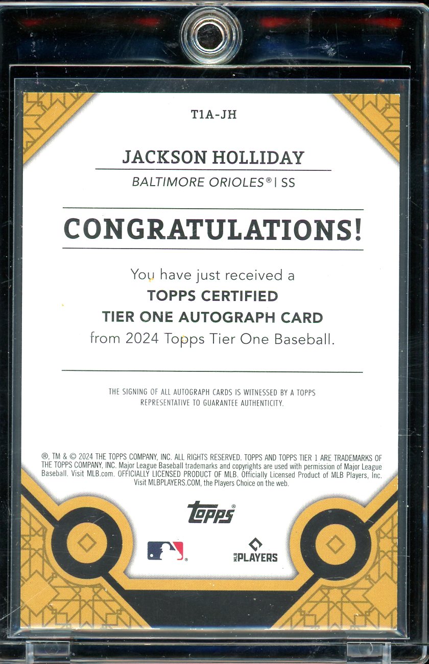 2024 Tier One Jackson Holliday Auto /99