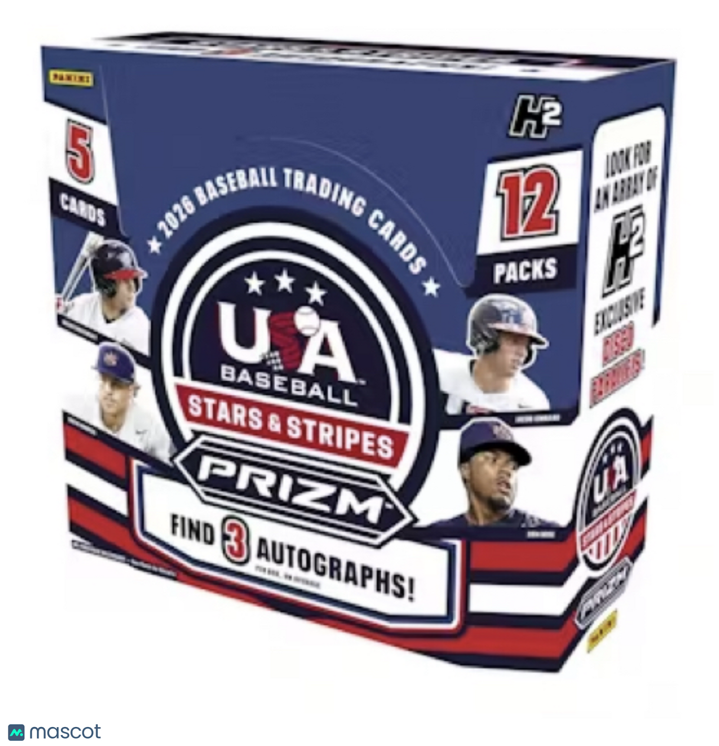 2026 Panini USA Stars & Stripes Prizm Baseball H2 Box