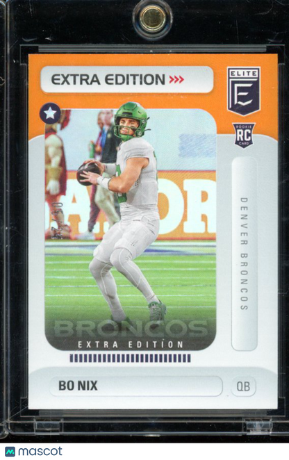 2024 Elite Bo Nix Extra Edition Rookie Orange /25