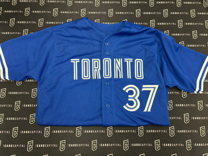Teoscar Hernandez Signed Blue Jays Home Jersey JSA