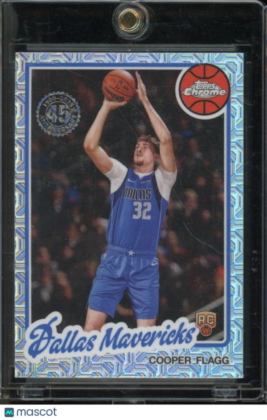 2025-26 Topps Chrome Cooper Flagg 45th Rookie