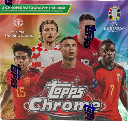 2023-24 UEFA Euro Chrome Soccer Hobby Box