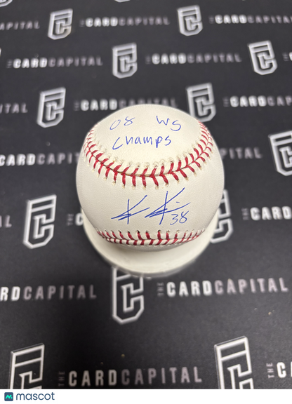 Kyle Kendrick Signed official Major League Baseball PAC "08 WS CHAMPS"