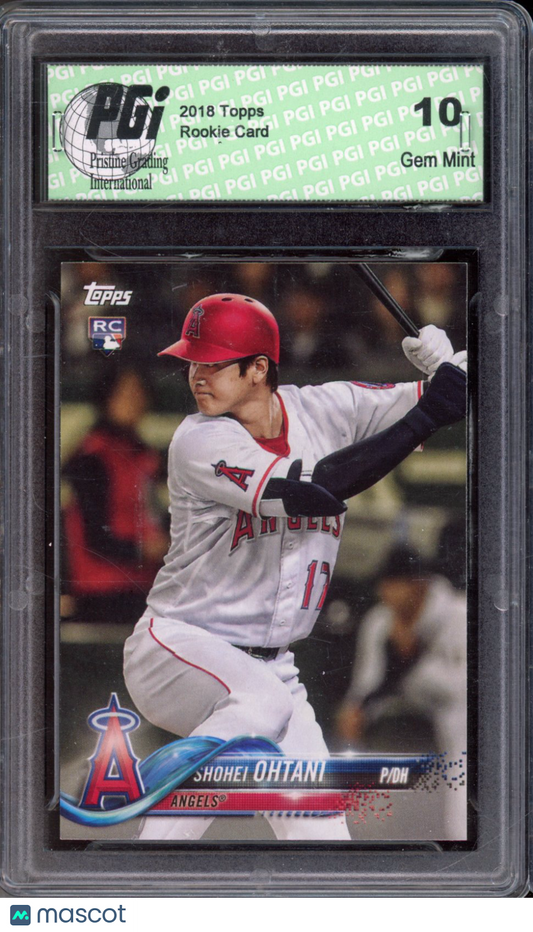 2018 Topps Shohei Ohtani A-17 Rookie PGI 10
