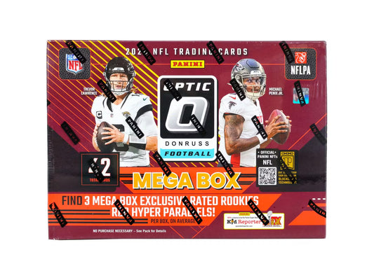 2024 Donruss Optic Football Mega Box (Red Hyper)