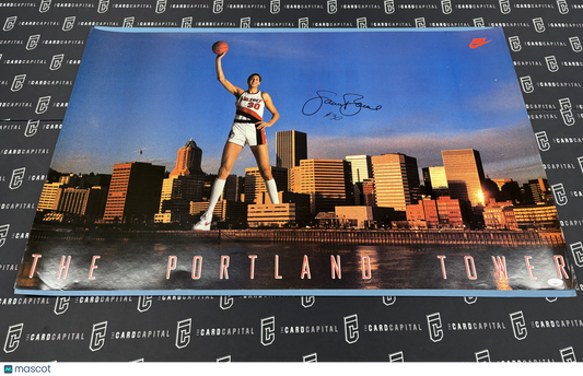 Sam Bowie Signed 1980 Original Nike "The Portland Tower" Sports Poster JSA