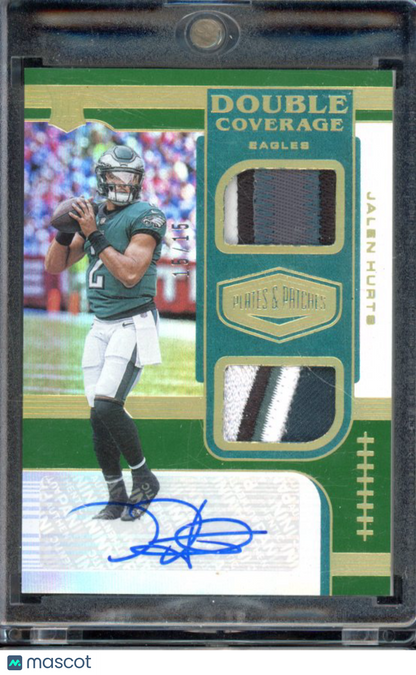 2020 Plates And Patches Jalen Hurts Rookie Patch Auto /15
