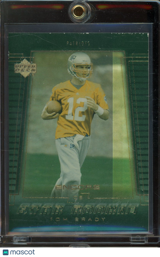 2000 UD Encore Tom Brady Rookie
