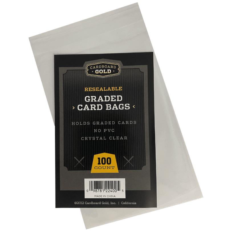 Cardboard Gold Resealable Graded Card Bags
