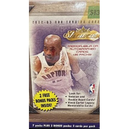 2002-2003 Fleer Showcase Basketball Blaster Box