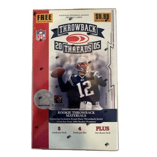 2005 Donruss Throwback Threads Football Blaster Box