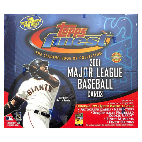 2001 Topps Finest Baseball Hobby Box