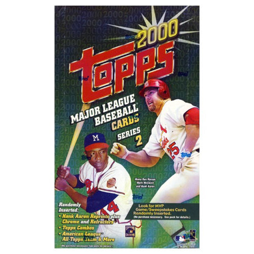 2000 Topps Series 2 Baseball Hobby Box