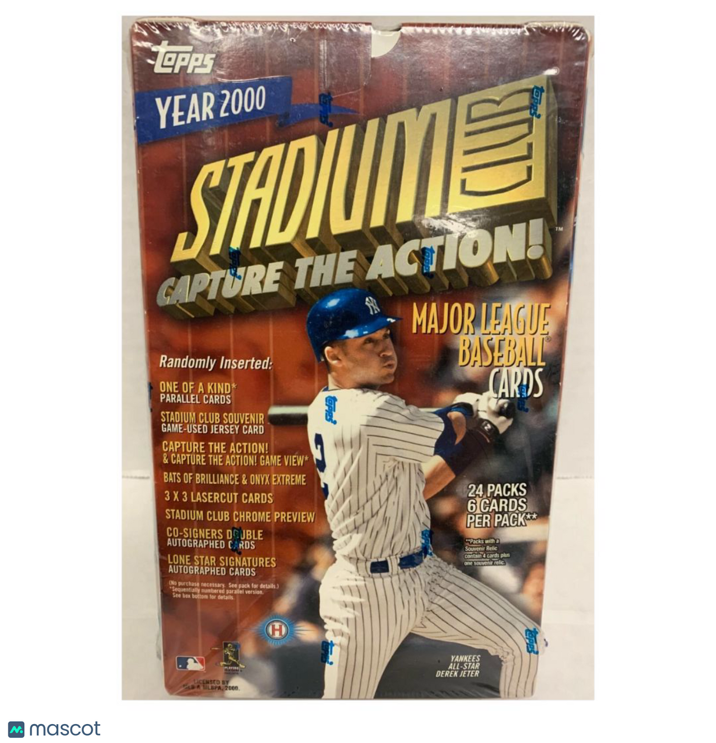2000 Topps Stadium Club Baseball Hobby Box