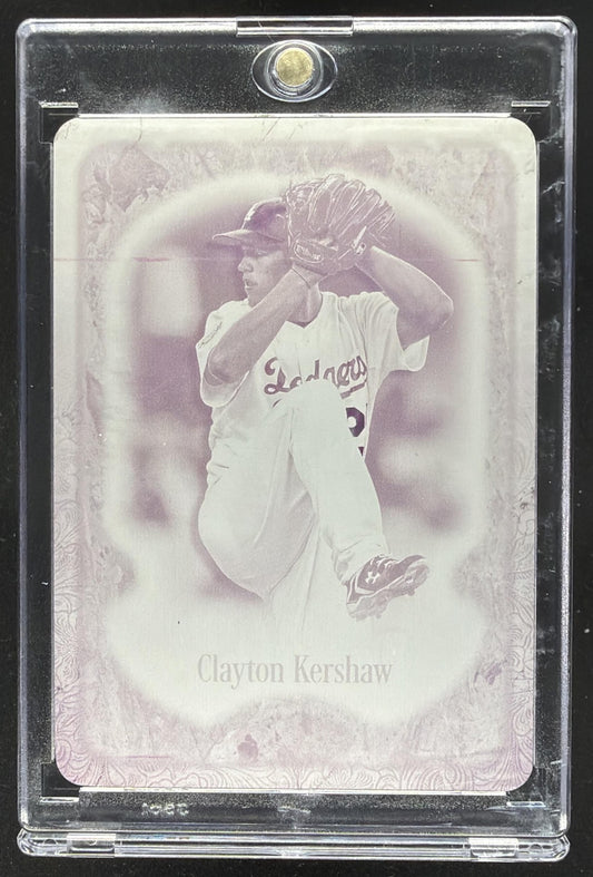 2026 Topps Tier One Clayton Kershaw #19 1/1