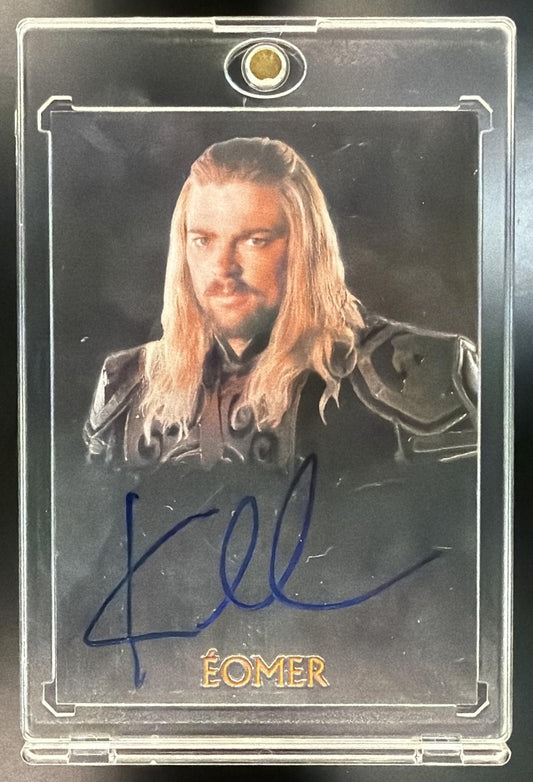 2004 Topps Chrome Lord Of The Rings Eomer Karl Urban Autograph