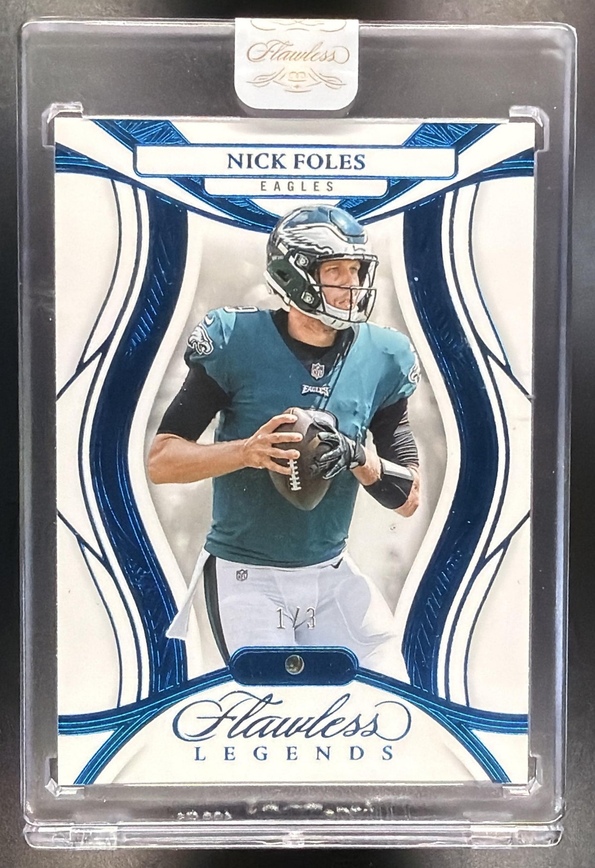 2025 Panini Flawless Nick Foles #76 Legends Diamond /3