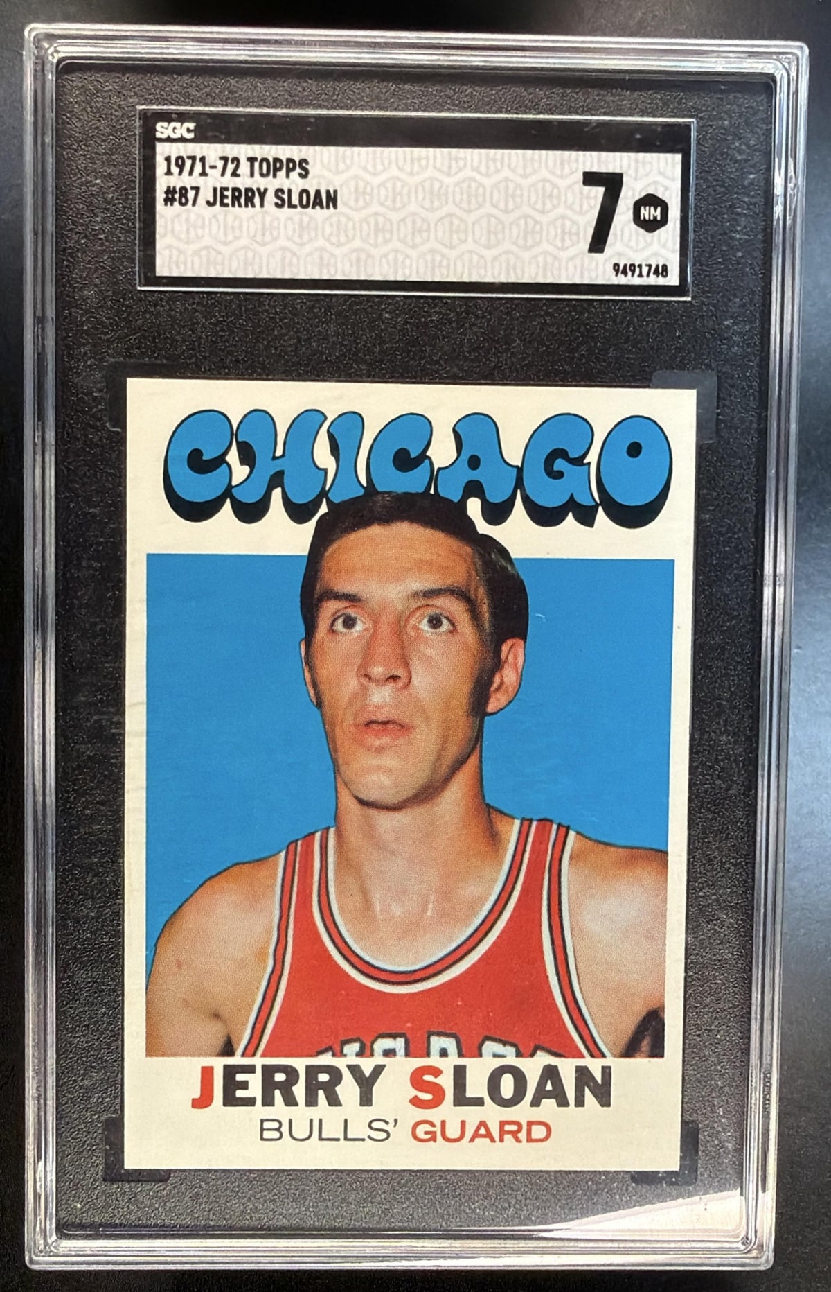1971-72 Topps Jerry Sloan #87 SGC 7