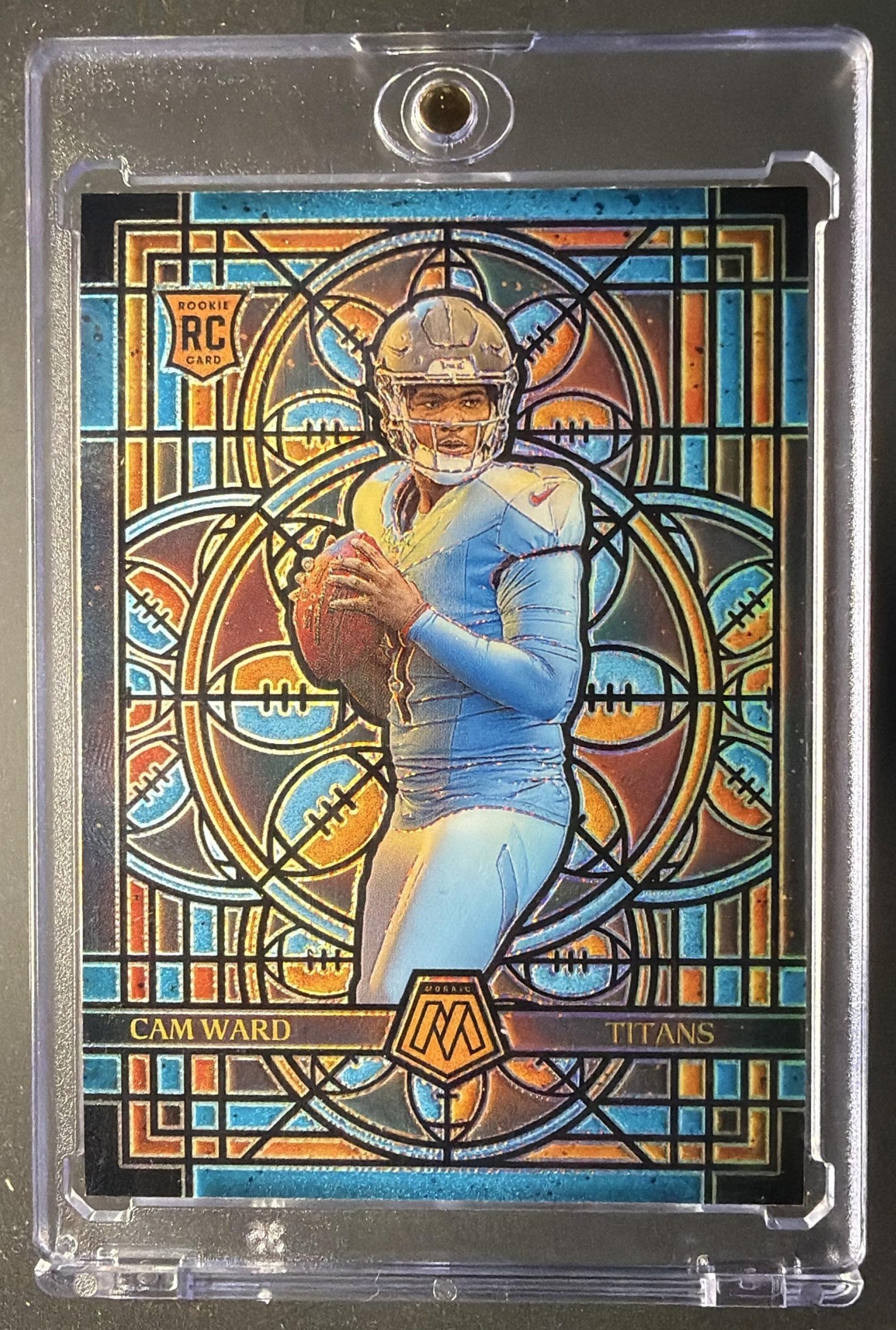 2025 Panini Mosaic Cam Ward #25 Stained Glass RC