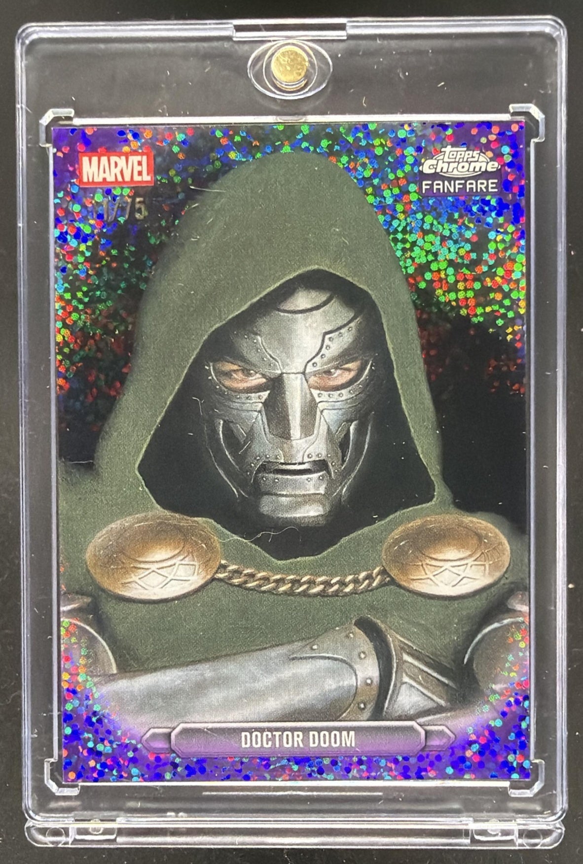 2026 Topps Chrome Marvel Comics Doctor Doom #FF-13 Purple /75