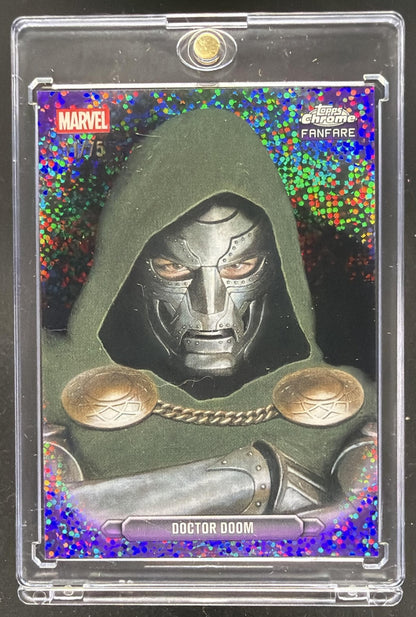 2026 Topps Chrome Marvel Comics Doctor Doom #FF-13 Purple /75