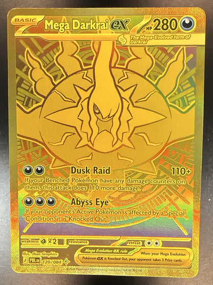 2026 Pokemon Pitch Black Mega Darkrai ex 120/084 NM