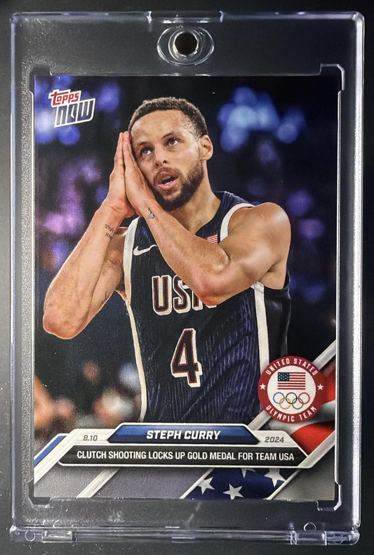 2024 Topps Now Olympic Paralympic Games Steph Curry #27