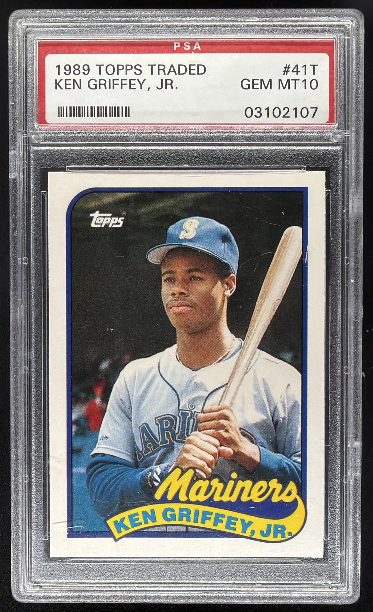 1989 Topps Traded Ken Griffey, Jr. #41T RC PSA 10