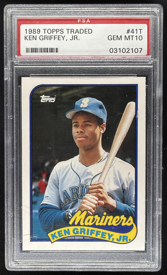 1989 Topps Traded Ken Griffey, Jr. #41T RC PSA 10