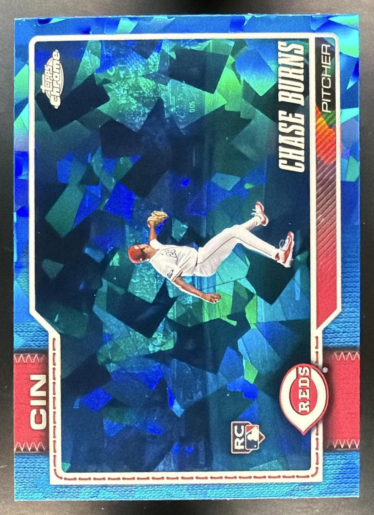 2026 Topps Chrome Sapphire Chase Burns #134 Image Variation RC