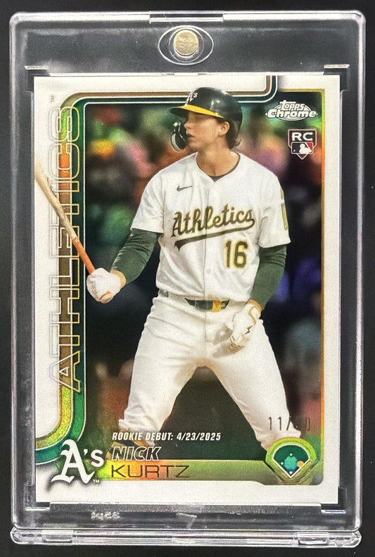 2025 Topps Chrome Update Nick Kurtz #USC180 RC