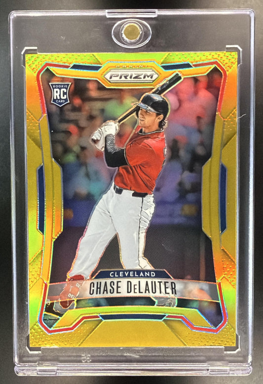2026 Panini Prizm Chase DeLauter #167 Rookie Gold 2/10
