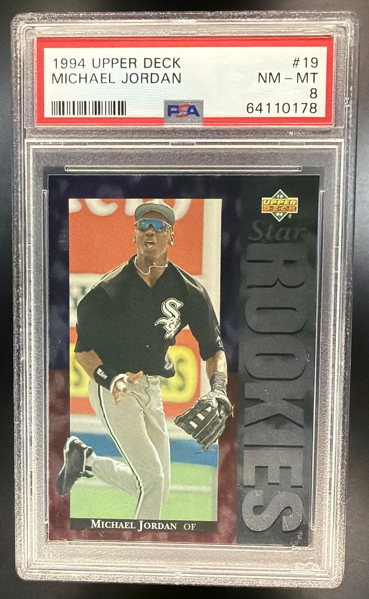 1994 Upper Deck Michael Jordan #19 - Super Rookie RC PSA 8