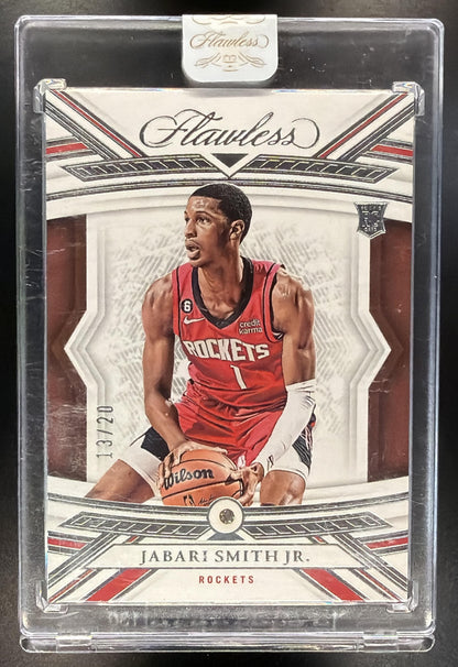 2022-23 Panini Flawless Jabari Smith Jr. #58 13/20 RC