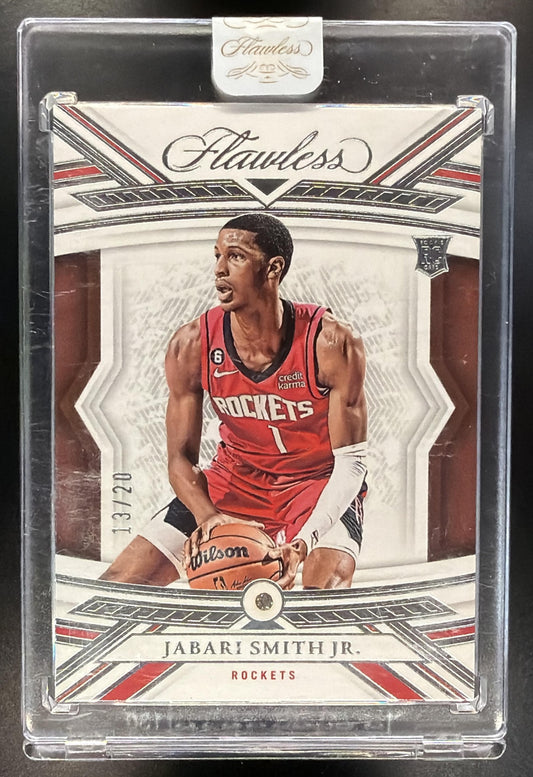 2022-23 Panini Flawless Jabari Smith Jr. #58 13/20 RC