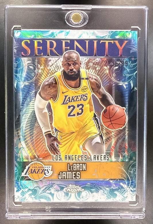 2025-26 Topps Chrome LeBron James #SY-2 Serenity Refractor /299