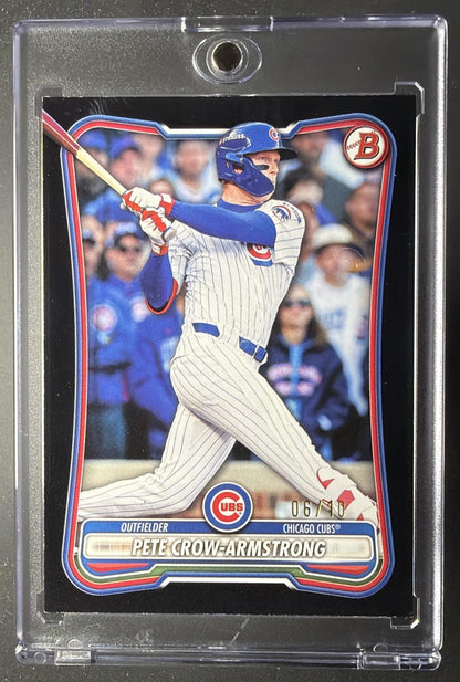 2026 Bowman Pete Crow-Armstrong #31 Black 6/10