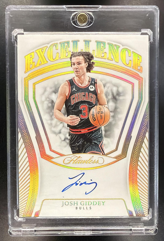 2024-25 Panini Flawless Josh Giddey #29 Excellence Signatures /10 Auto