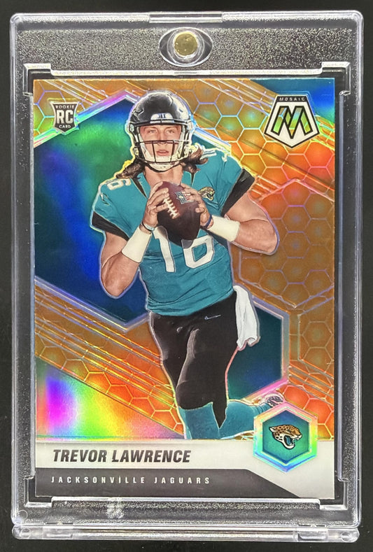 2021 Panini Mosaic Trevor Lawrence #301 Honeycomb Prizm RC