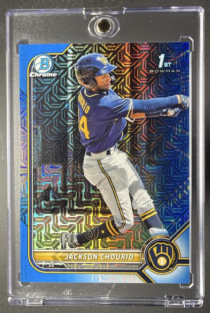 2022 Bowman Mega Box Jackson Chourio #BCP-79 Mojo Refractor /150