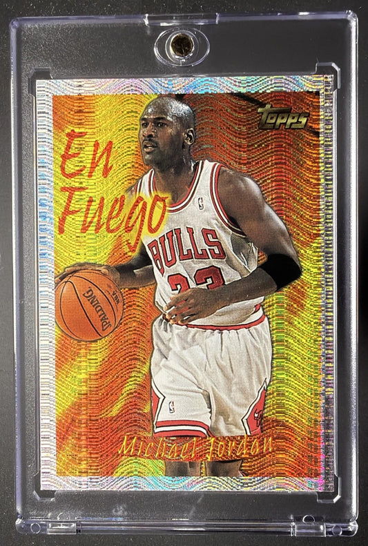 1996-97 Topps Michael Jordan #1 En Fuego SP Insert
