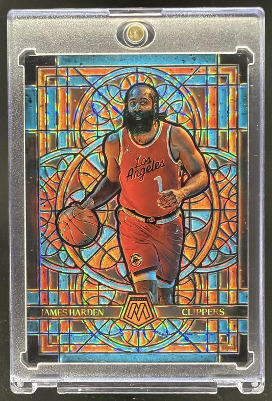 2024-25 Panini Mosaic James Harden #8 Stained Glass
