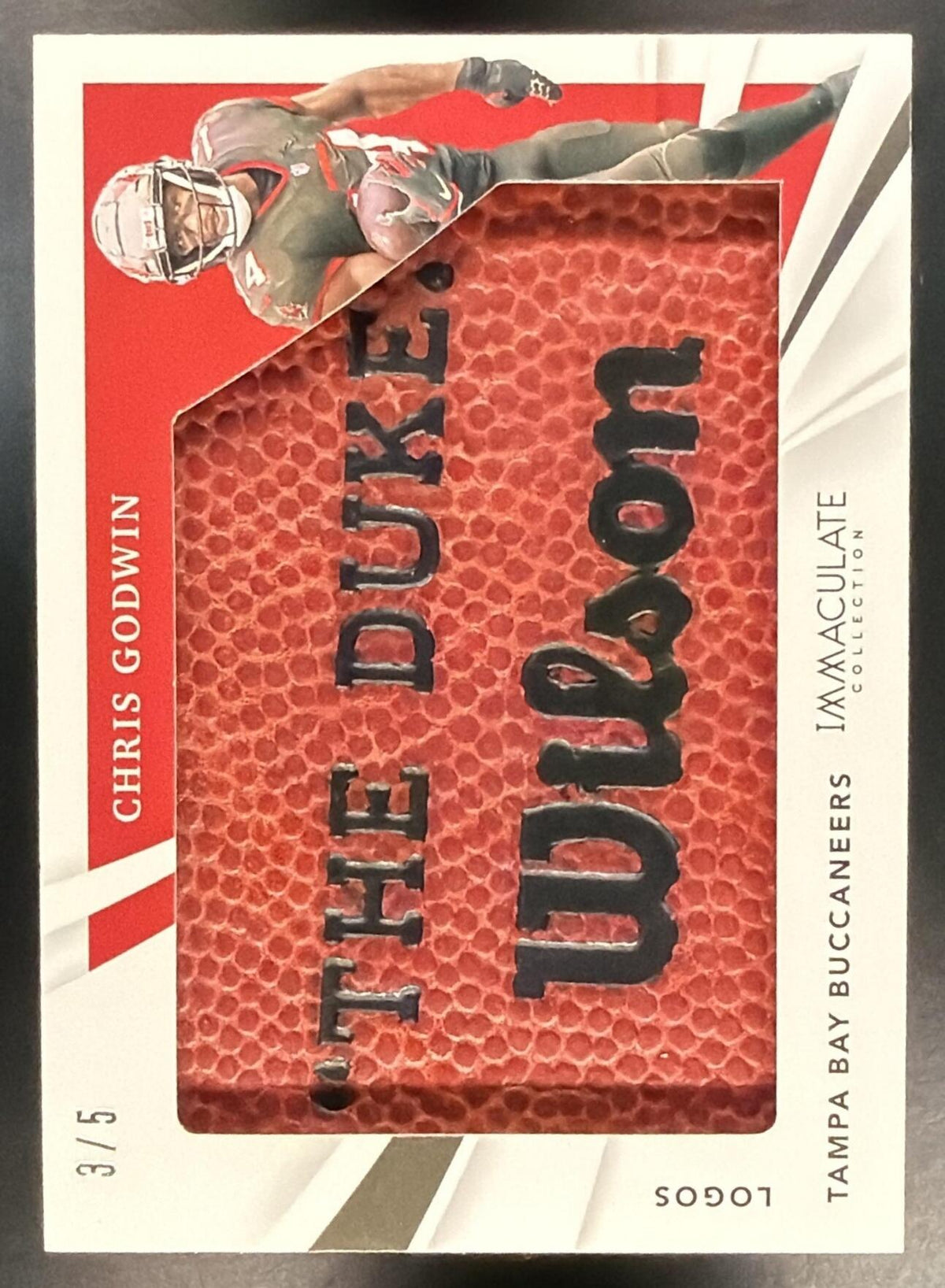 2021 Panini Immaculate Chris Godwin #IL-CG Logos Patch 3/5