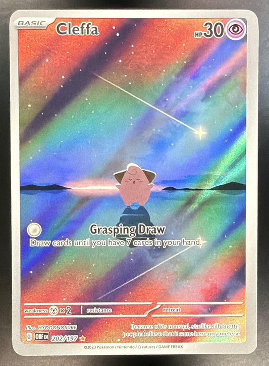 2023 Pokemon Obsidian Flames Cleffa 202/197 NM