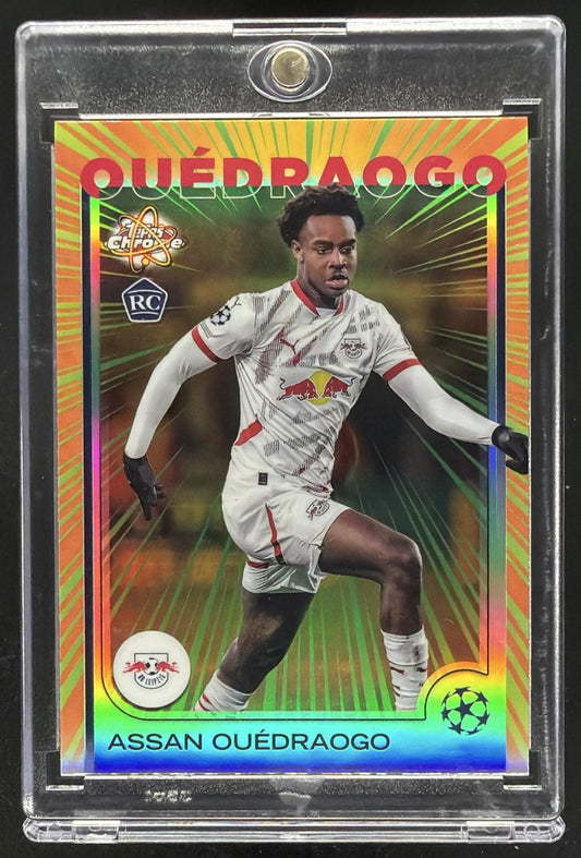 2024 Topps Chrome UEFA Club Assan Ouedraogo #RR-8 Radiating Rookies RC