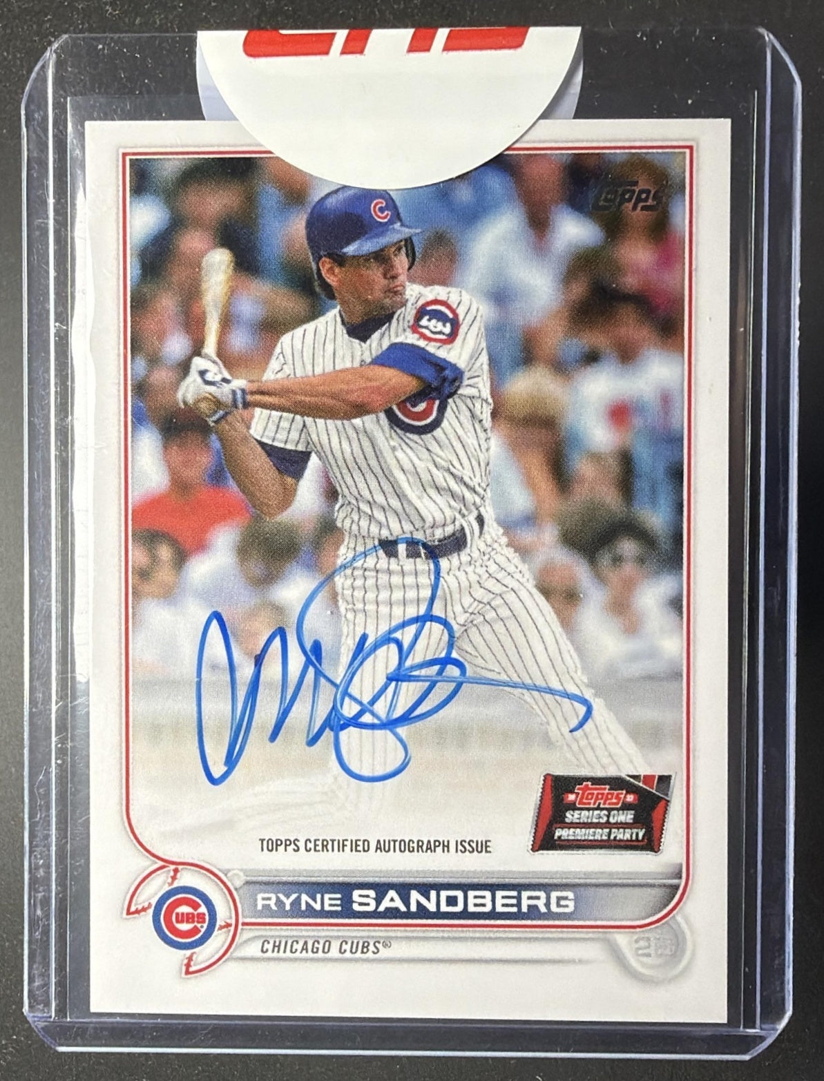 2022 Topps Ryne Sandberg Premiere Party Auto /50